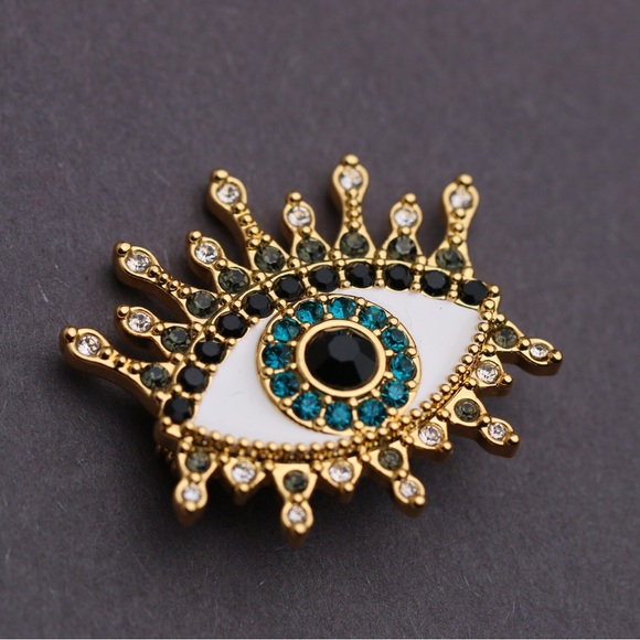 Kurt Geiger London Evil Eye Brooch - Picture 4 of 6